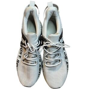 Just So So Shoes Mens Size 12 Gray Mesh Athletic Fashion Sneakers Low Top Chunky
